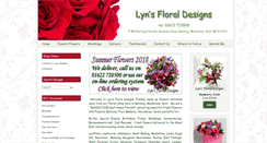 Desktop Screenshot of lynsfloraldesigns.co.uk